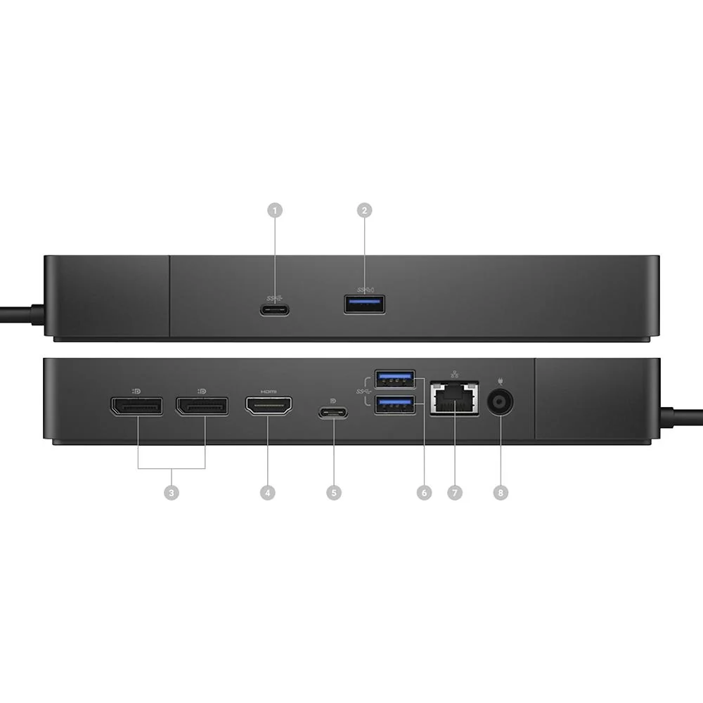 Dell USB Type-C Dock with 180W Power Adapter in Black - Dell-WD19S180W - Image 10