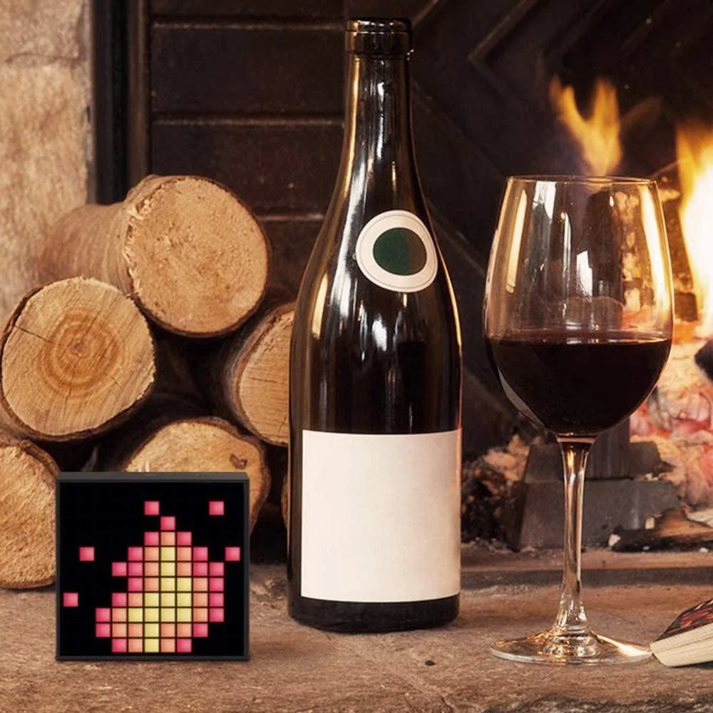 Divoom Timebox Mini Intelligent LED Light Bluetooth Speaker & Alarm w/App-Controlled - Image 2