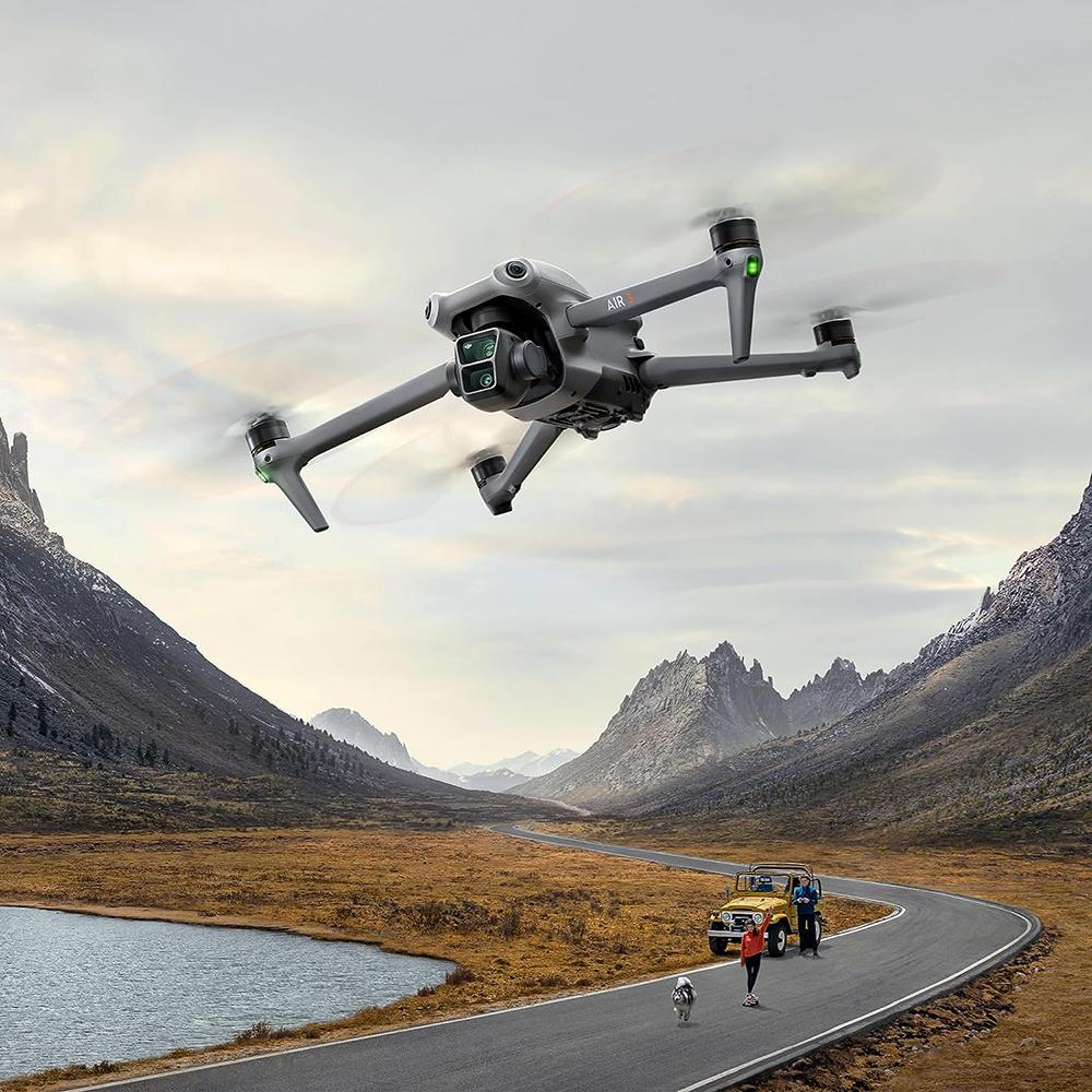DJI Air 3 Fly More Combo w/ Dual-Camera Drone RC (Open Box) + 1 Year Warranty Pack - Image 11