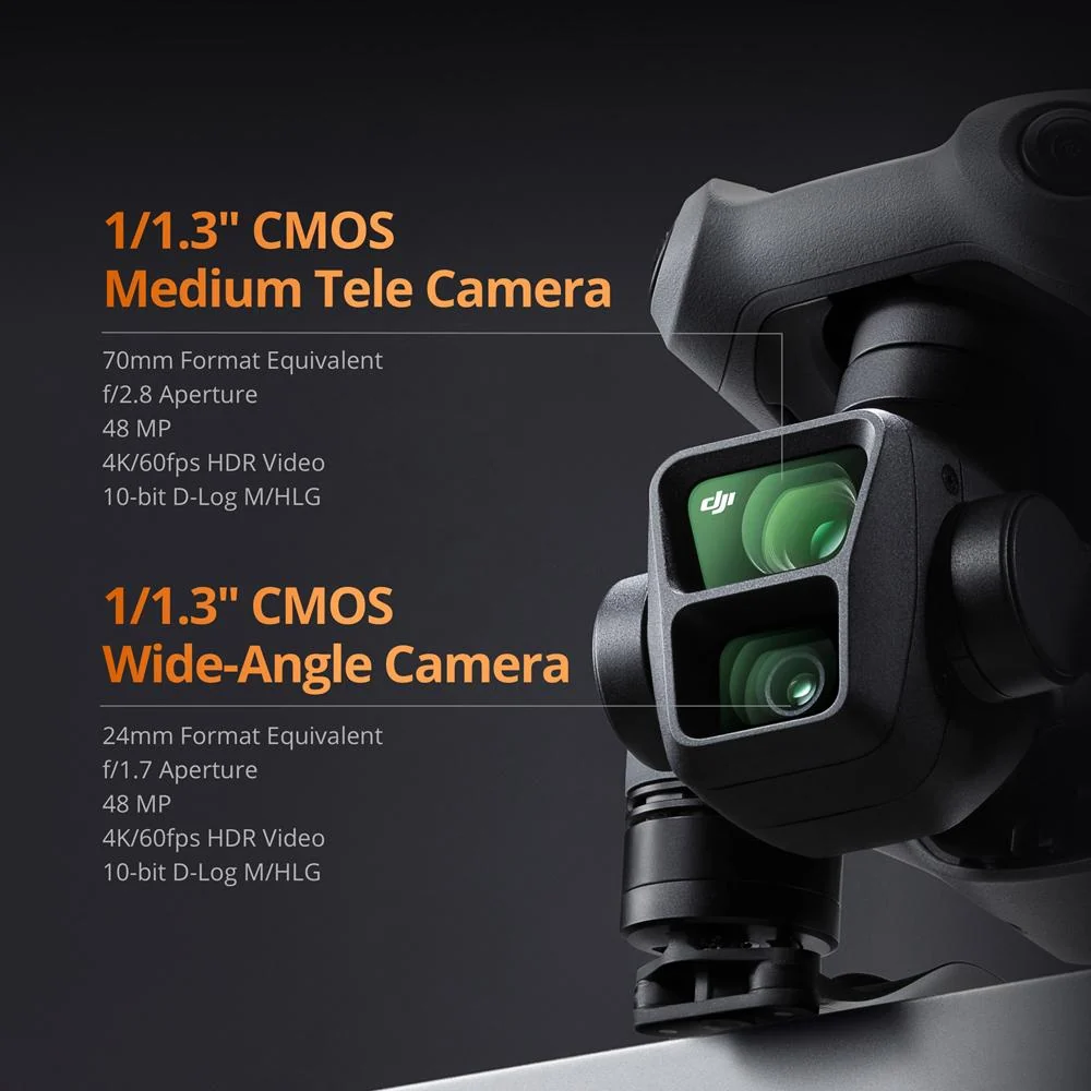 DJI Air 3 Fly More Combo with Dual-Camera Drone, RC2 Remote and Batteries - Open Box - Image 3