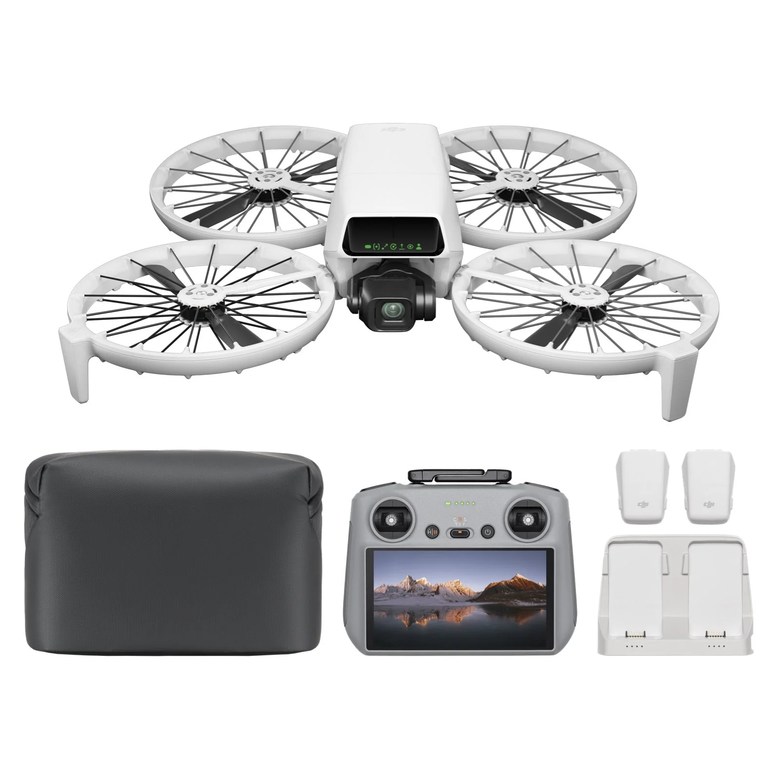 DJI Flip Fly More Combo with RC 2 Screen Remote Controller, Drone with 4K UHD Camera