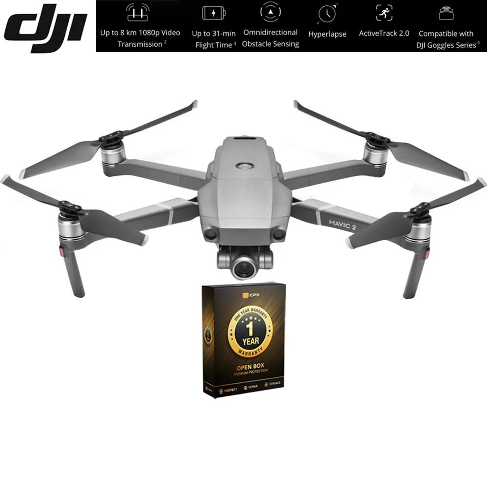 DJI Mavic 2 Zoom Quadcopter Drone 2x Optical Zoom Open Box with 1 Year Warranty - Image 14