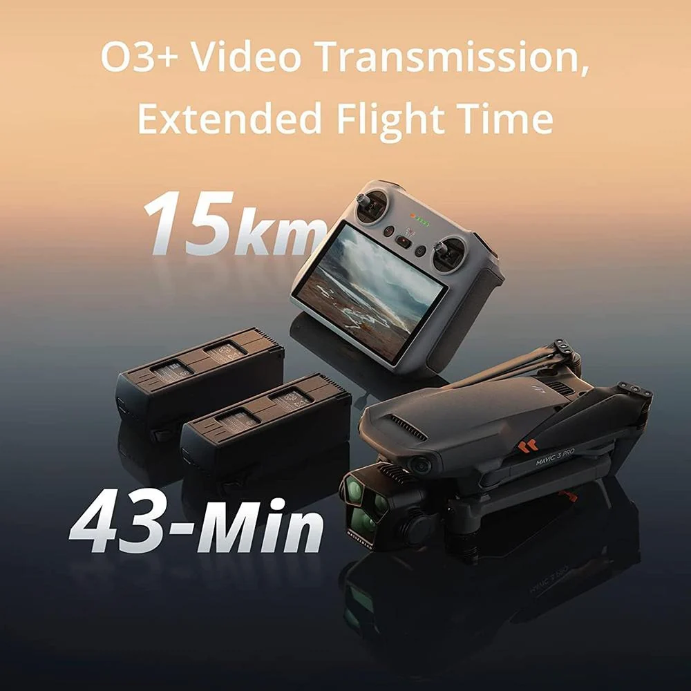 DJI Mavic 3 Pro Drone with Fly More Combo and DJI RC (CP.MA.00000660.01) - Open Box - Image 7