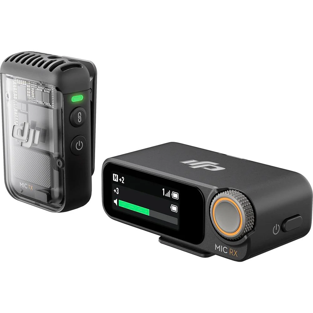 DJI Mic 2 (1 TX + 1 RX), Wireless Microphone with Noise Cancelling Open Box