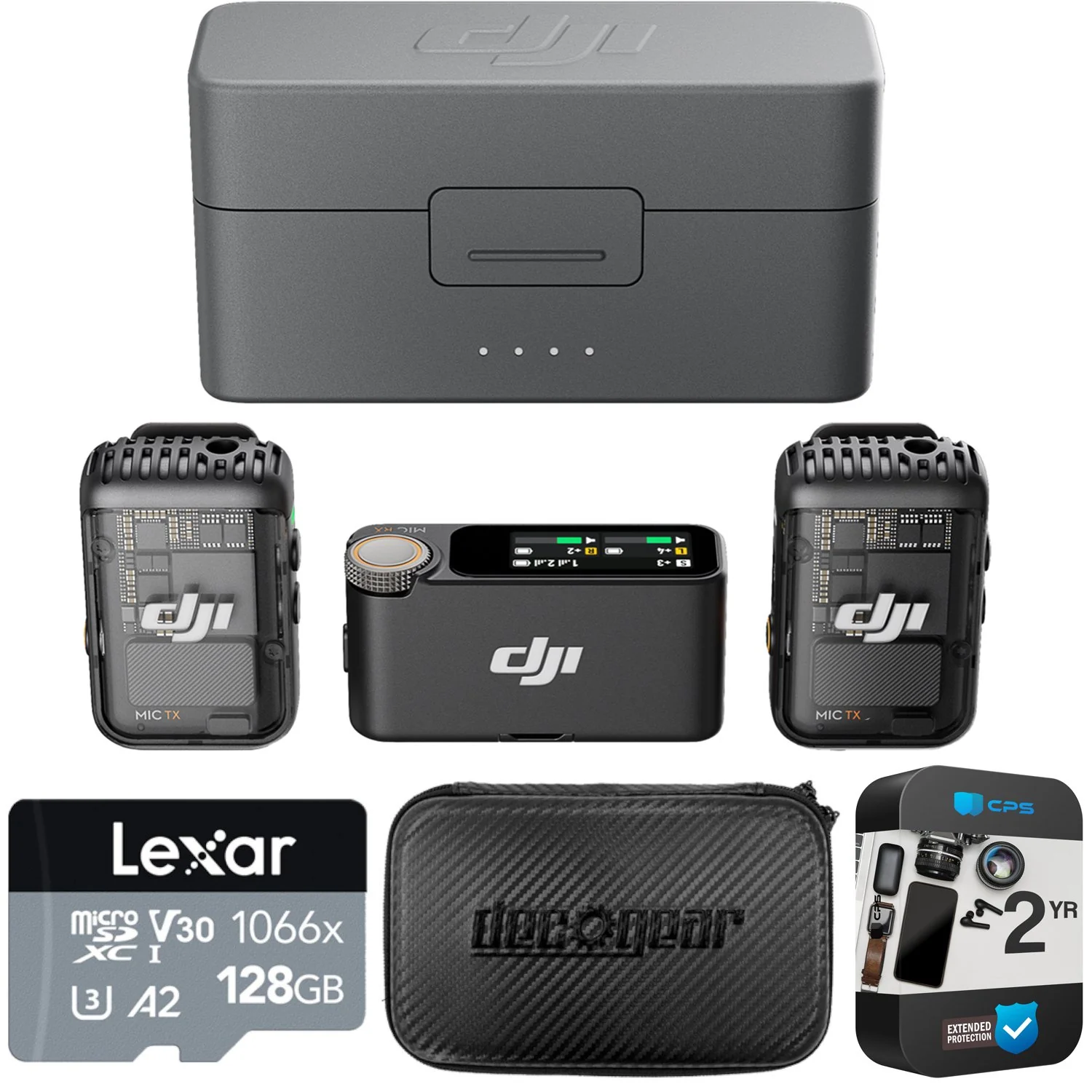 DJI Mic 2 (2 TX + 1 RX + Charging Case) All-in-one Wireless Microphone Bundle - Image 14