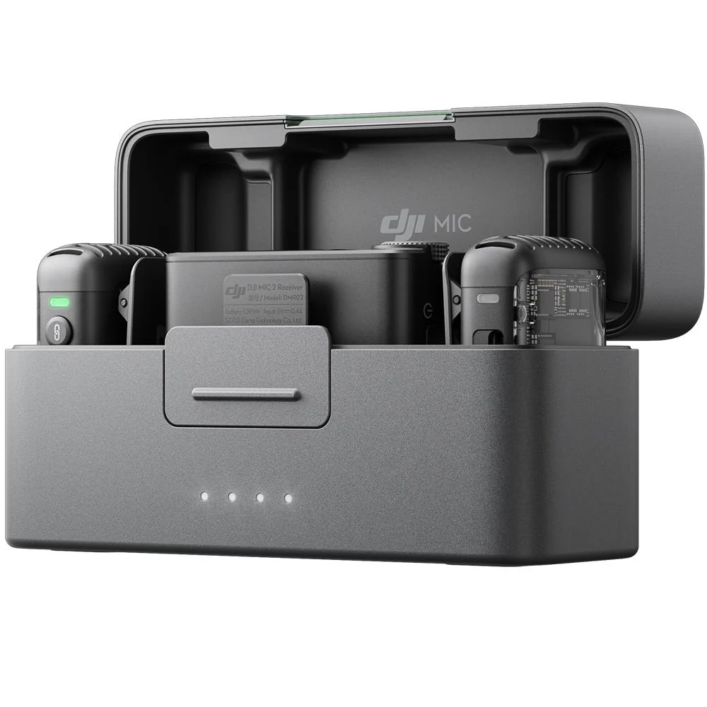 DJI Mic 2 (2 TX + 1 RX + Charging Case) Wireless Microphone + Osmo Mobile 6 Bundle - Image 5