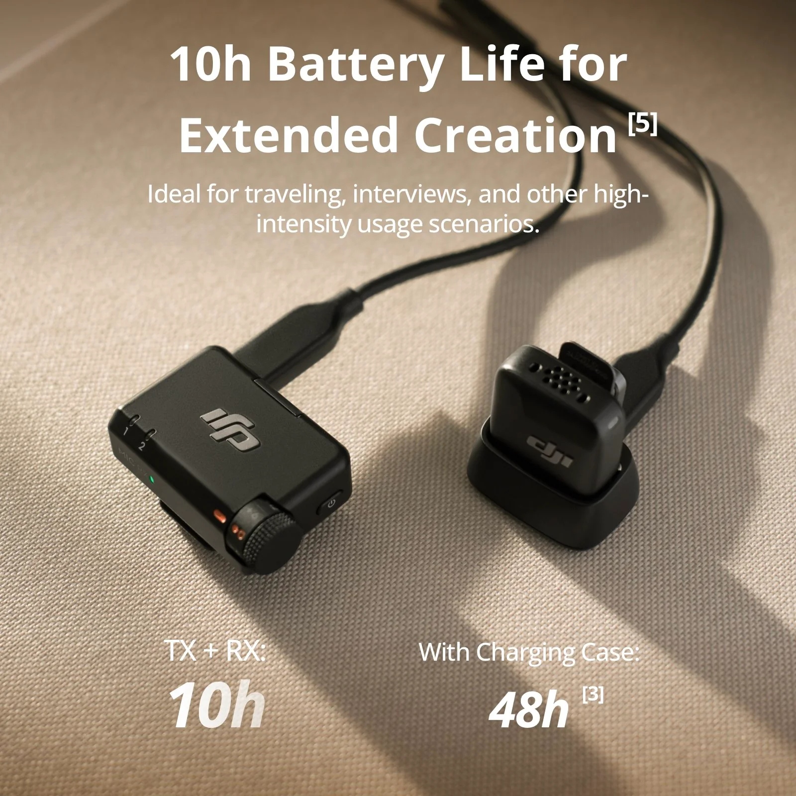 DJI Mic Mini (1 TX + 1 RX), Ultralight, Noise Cancelling with Accessory Bundle - Image 4
