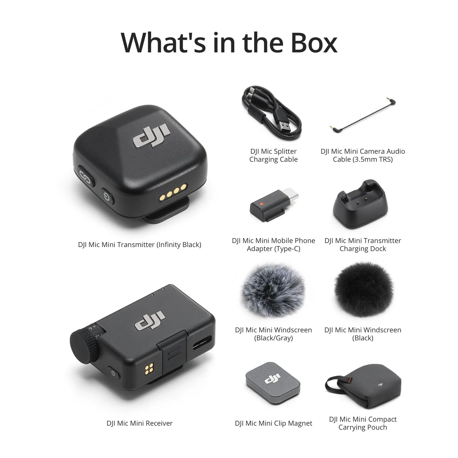 DJI Mic Mini (1 TX + 1 RX), Ultralight, Noise Cancelling with Accessory Bundle - Image 6