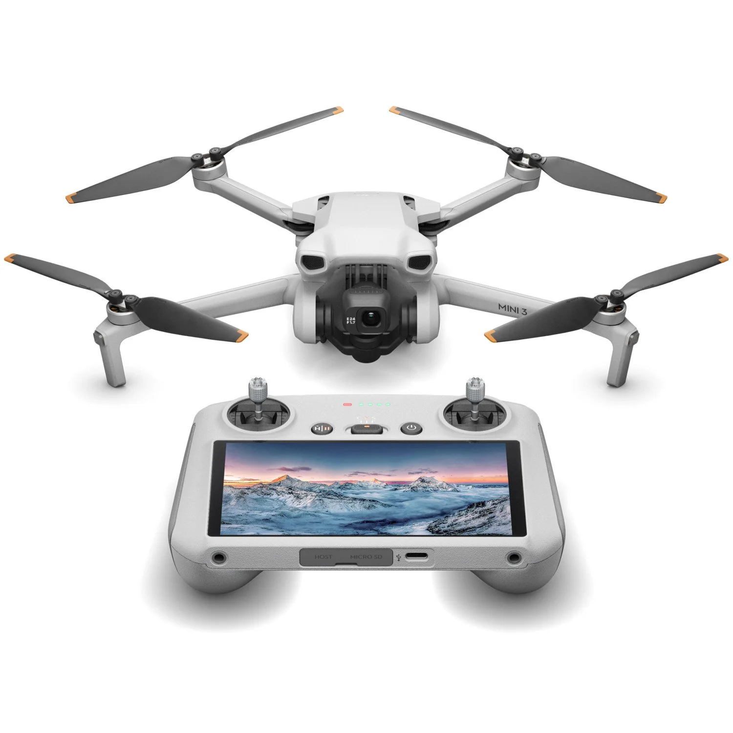 DJI Mini 3 Drone 4K Quadcopter with RC Smart Remote Controller + Accessories Bundle - Image 2