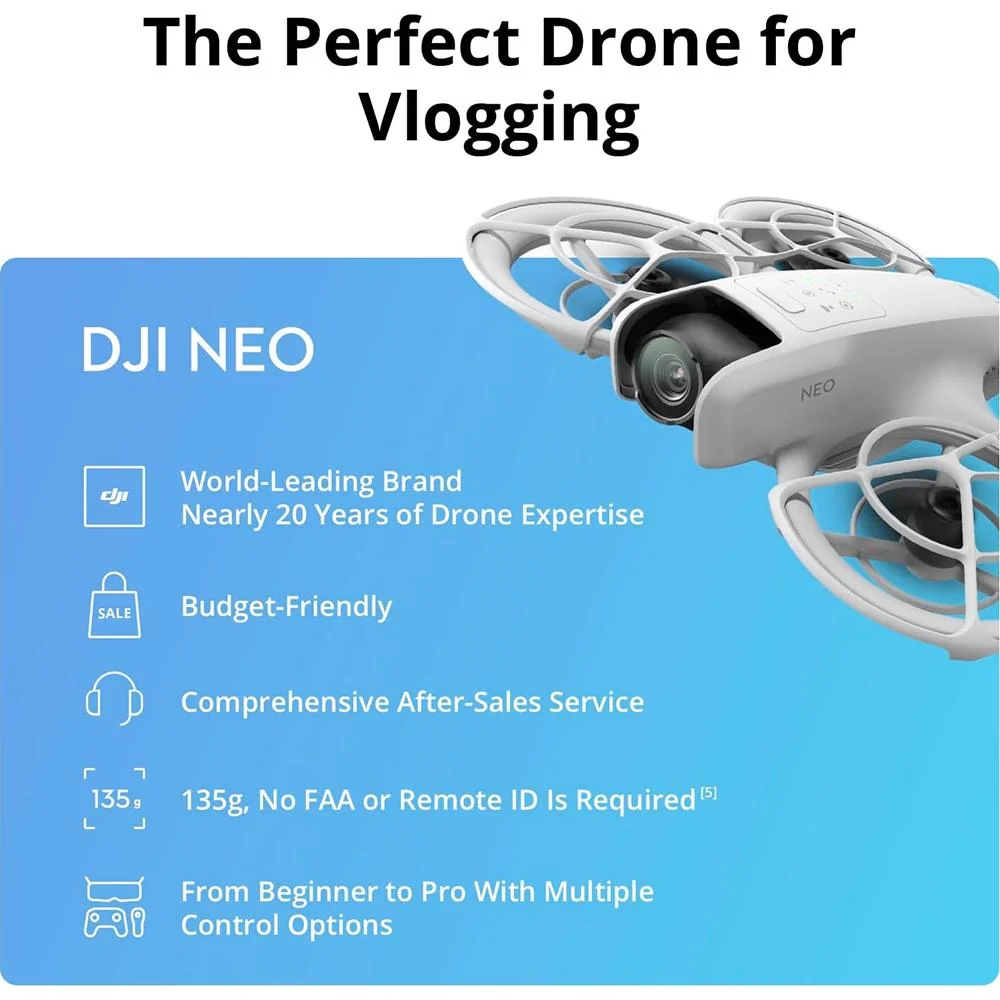 DJI Neo Drone Mini 4k Video Quadcopter CP.FP.00000184.01Open Box + 1 Year Warranty - Image 8