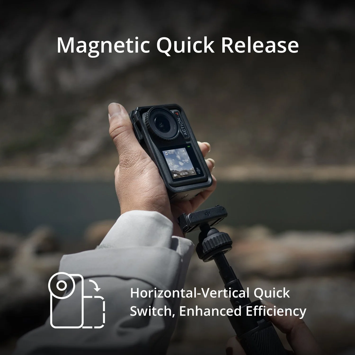 DJI Osmo Action 4 Standard Combo Bundle with 64GB Memory Card, Case and More - Image 3