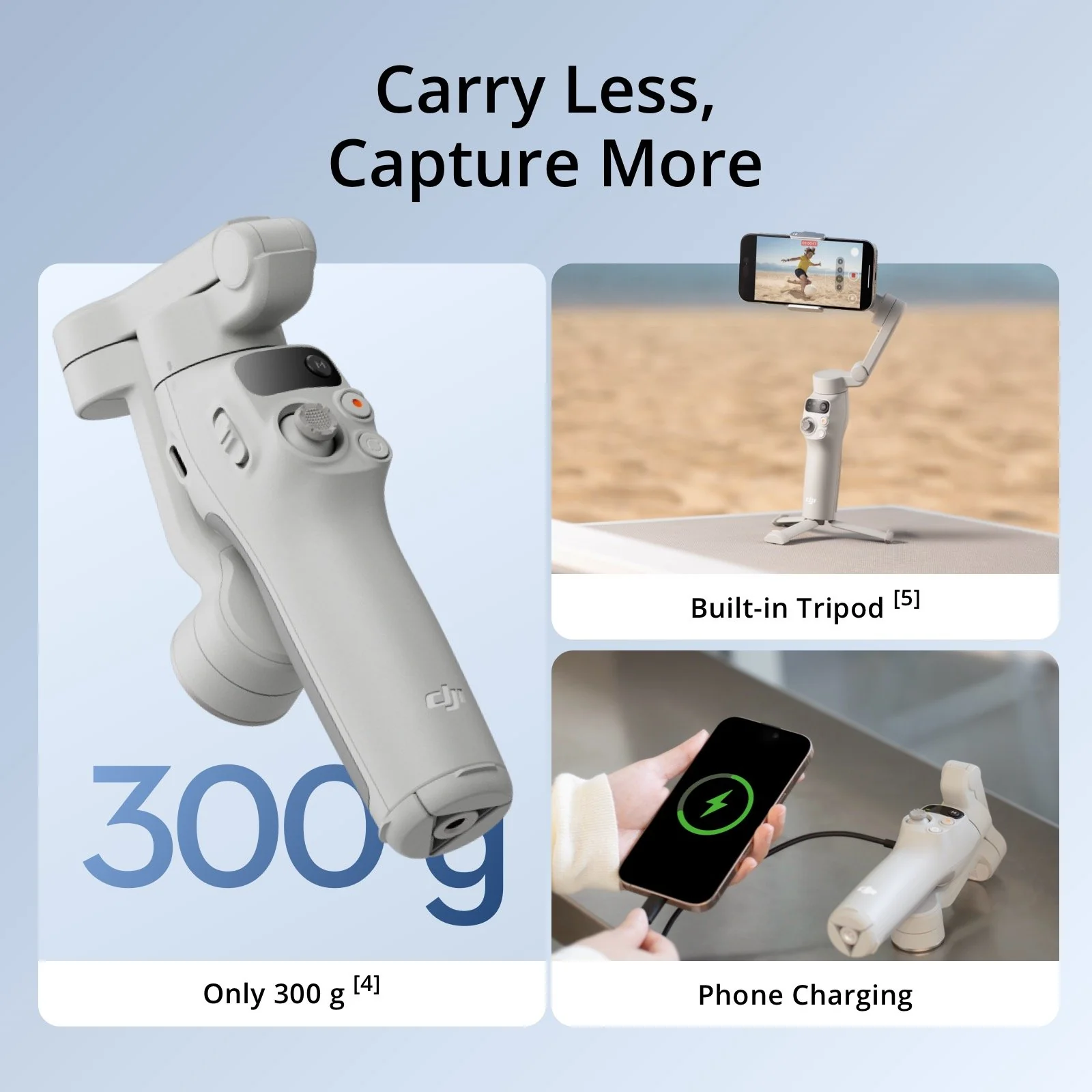 DJI Osmo Mobile 7 3-Axis Phone Gimbal Stabilizer for iPhone & Android Bundle - Image 2