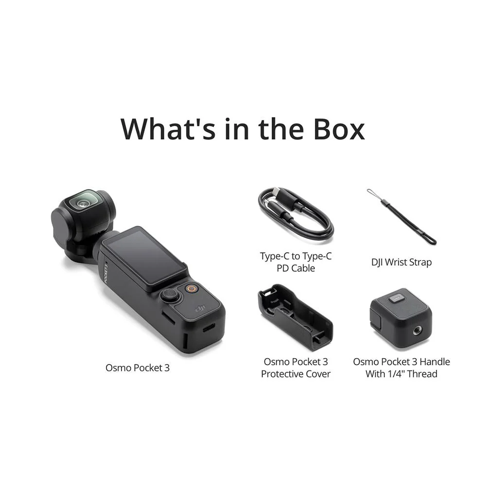 DJI Osmo Pocket 3 4K 120fps 3-Axis Gimbal Stabilizer +26 Month Protection Bundle - Image 11