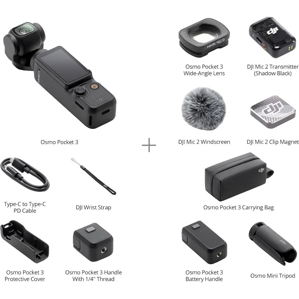 DJI Osmo Pocket 3 Creator Combo 4K 120fps Handheld 3-Axis Gimbal - Refurbished - Image 5