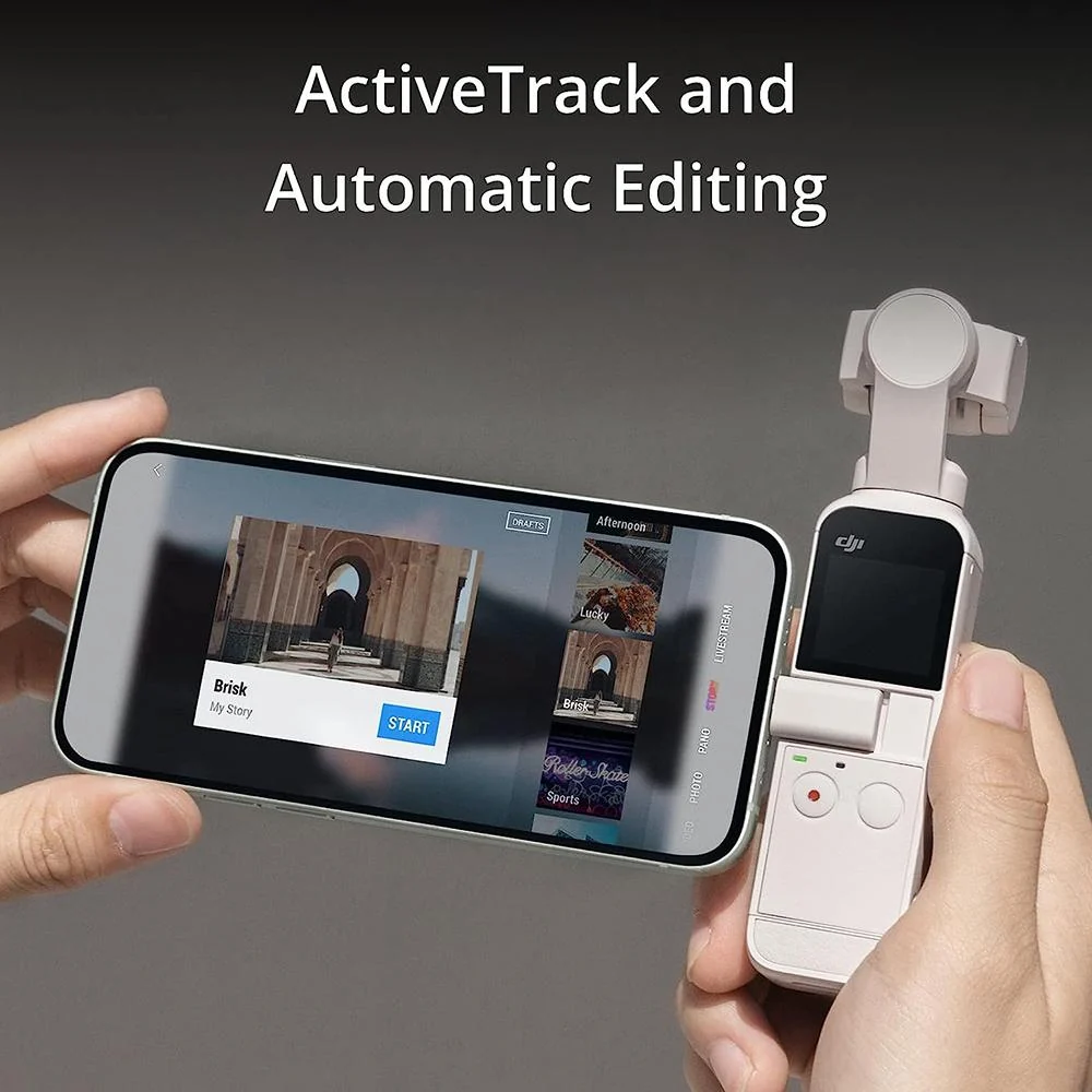 DJI Pocket 2 Handheld 3-Axis Gimbal 4K Camera Exclusive Combo (White) Open Box - Image 11