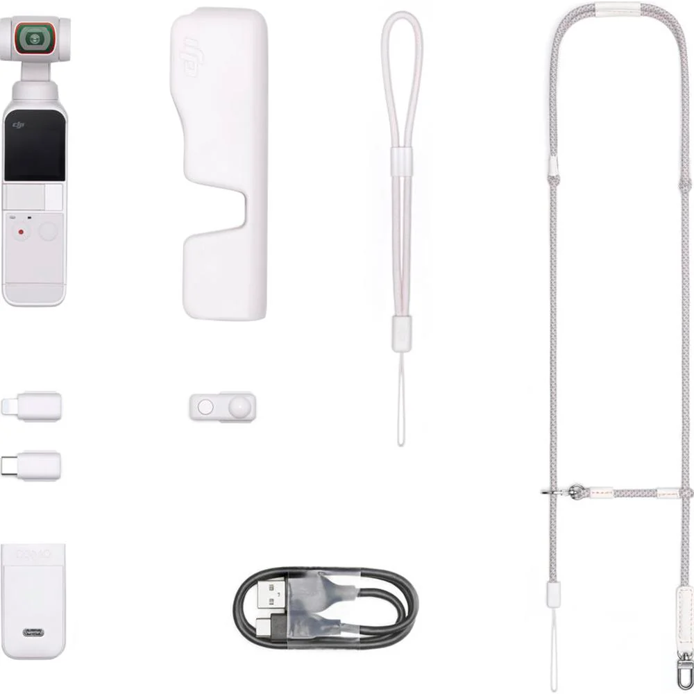 DJI Pocket 2 Handheld 3-Axis Gimbal 4K Camera White (Open Box) + 1 Year Warranty - Image 3