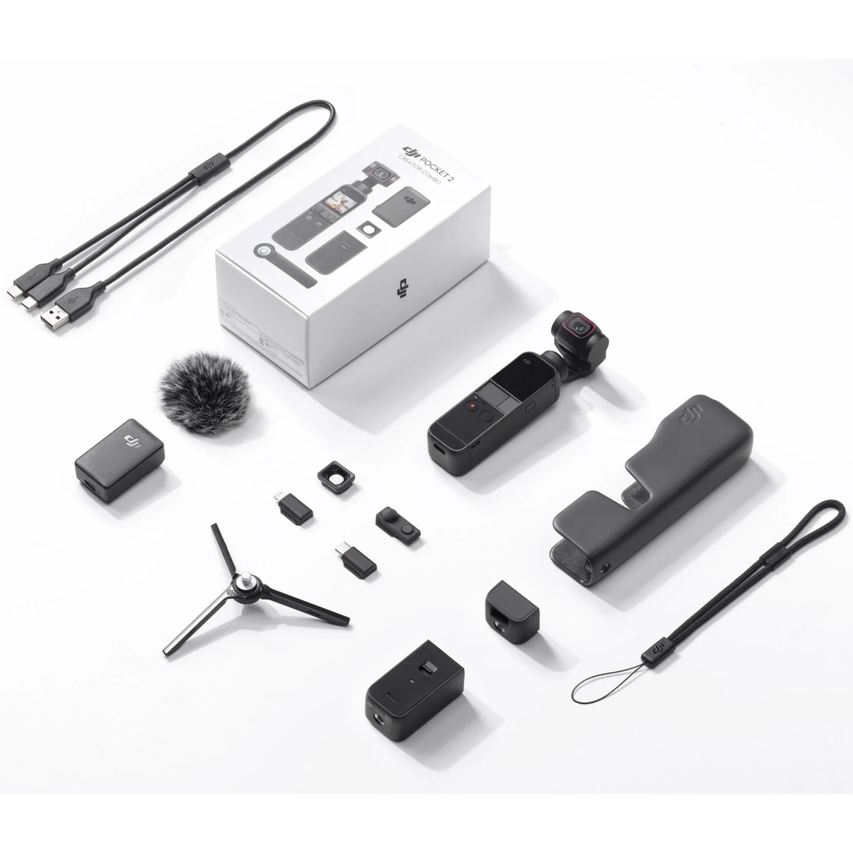 DJI Pocket 2 Touchscreen Handheld 3-Axis Gimbal Stabilizer 4K Camera Creator Combo - Image 12