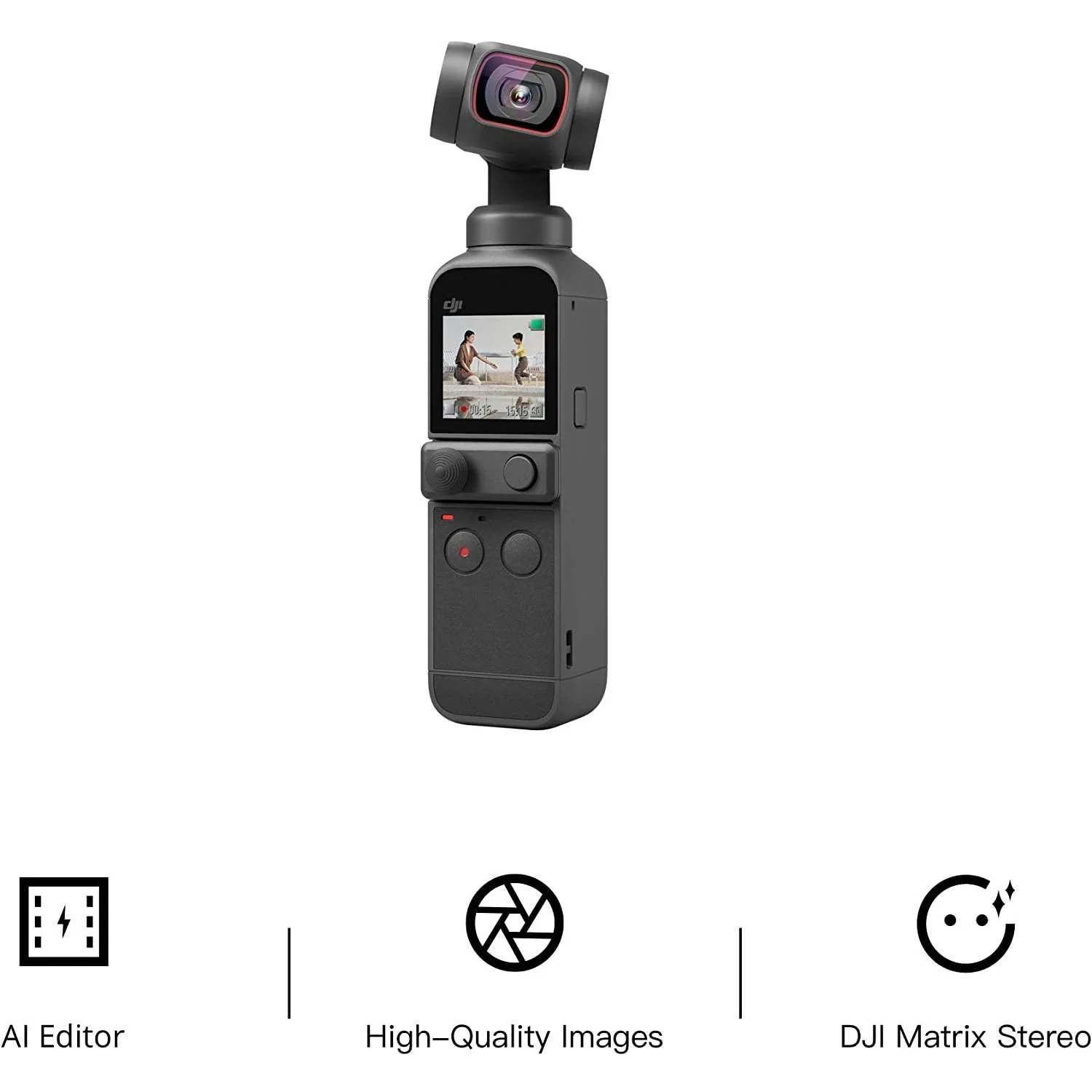 DJI Pocket 2 Touchscreen Handheld 3-Axis Gimbal Stabilizer Camera - Image 4