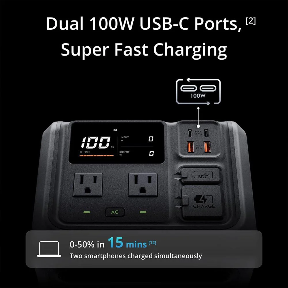 DJI Power 500 Portable Power Station with Portable Solar Panel & 2 Year Warranty - Image 6