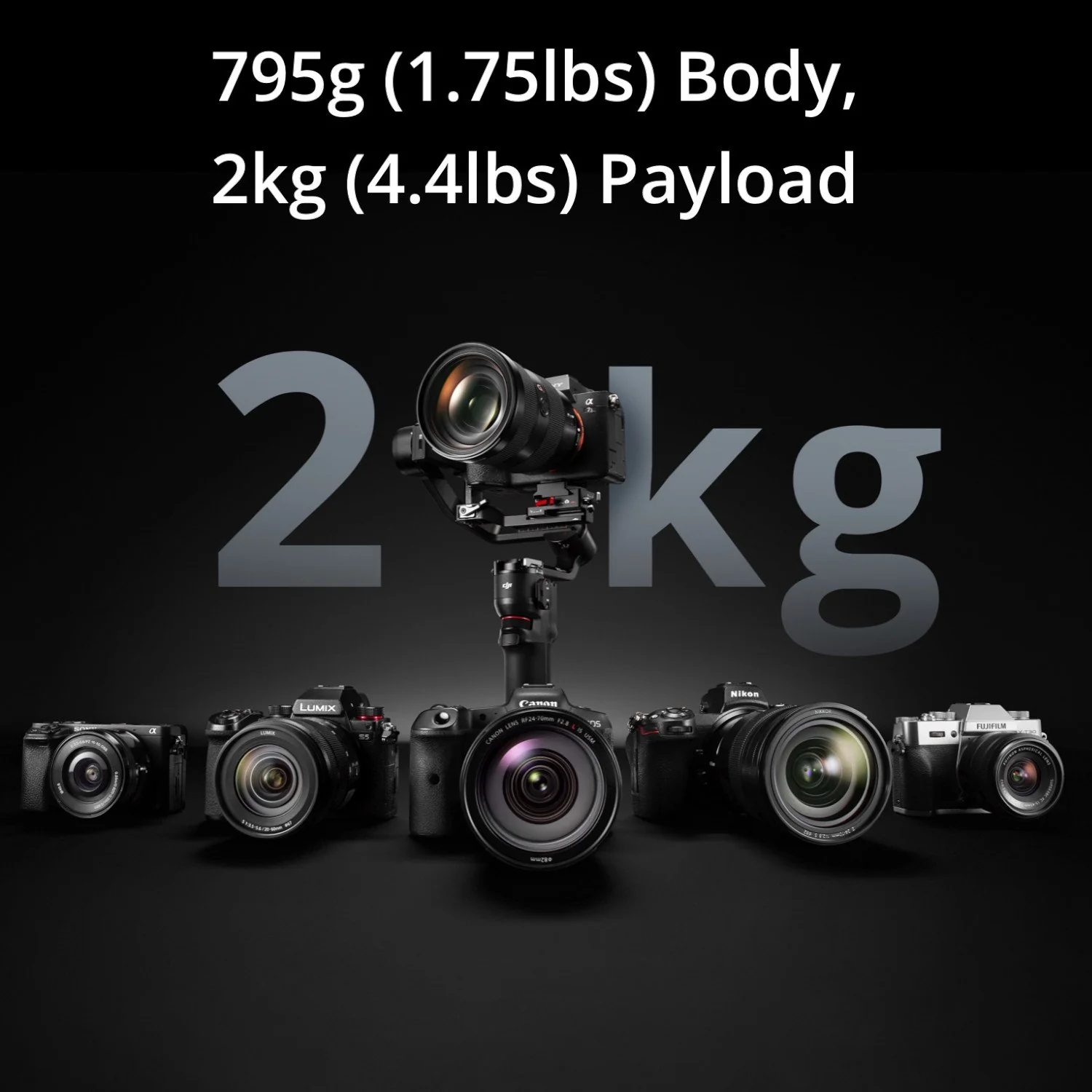 DJI RS 3 Mini Lightweight Ronin Gimbal Stabilizer for Mirrorless &DSLR Camera Bundle - Image 8