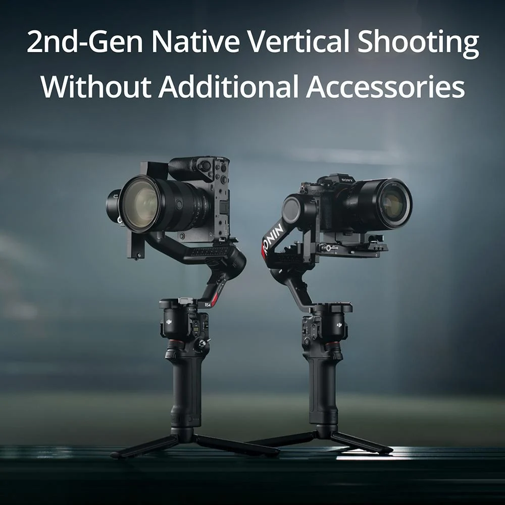 DJI RS 4 3-Axis Gimbal Stabilizer with Enhanced Vertical Shooting - Open Box - Image 2