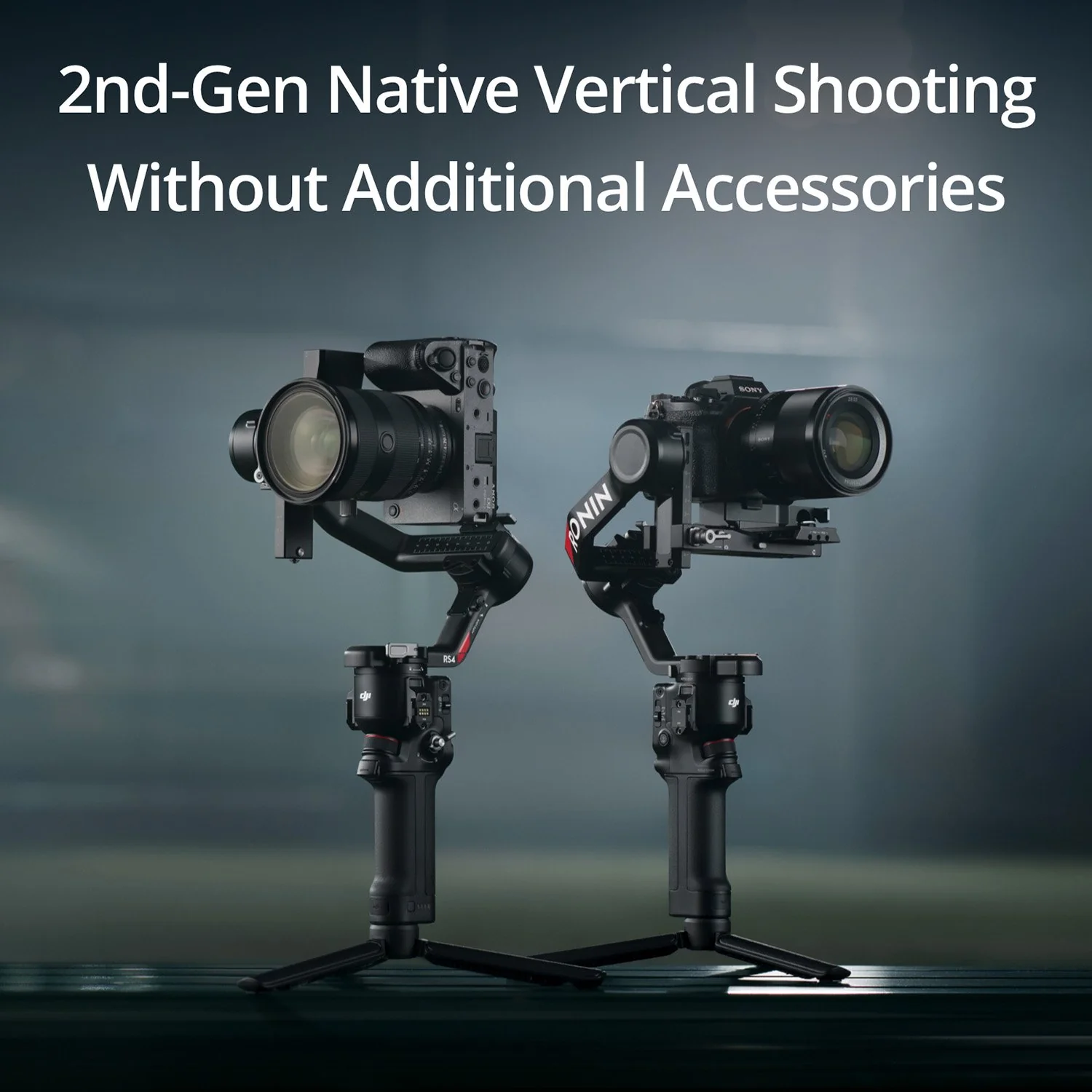 DJI RS 4 Combo 3-Axis Gimbal Stabilizer with Enhanced Vertical Shooting (Renewed) - Image 4