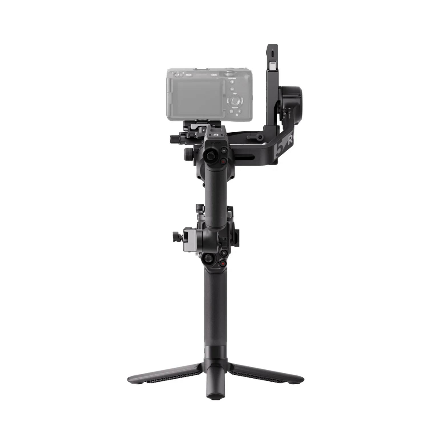 DJI RS 5 Combo Camera Stabilizer + 2x Clip-On Lapel Mic + Smartphone Ring Light - Image 4