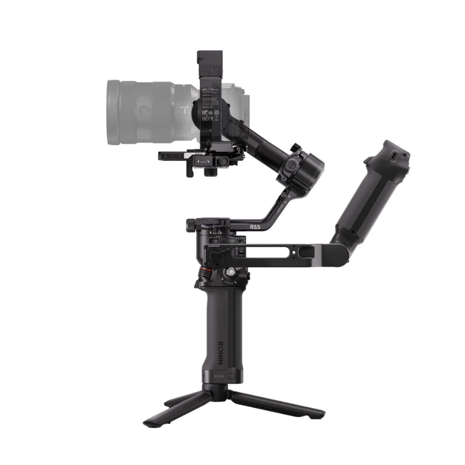 DJI RS 5 Combo Camera Stabilizer + 2x Clip-On Lapel Mic + Smartphone Ring Light - Image 5
