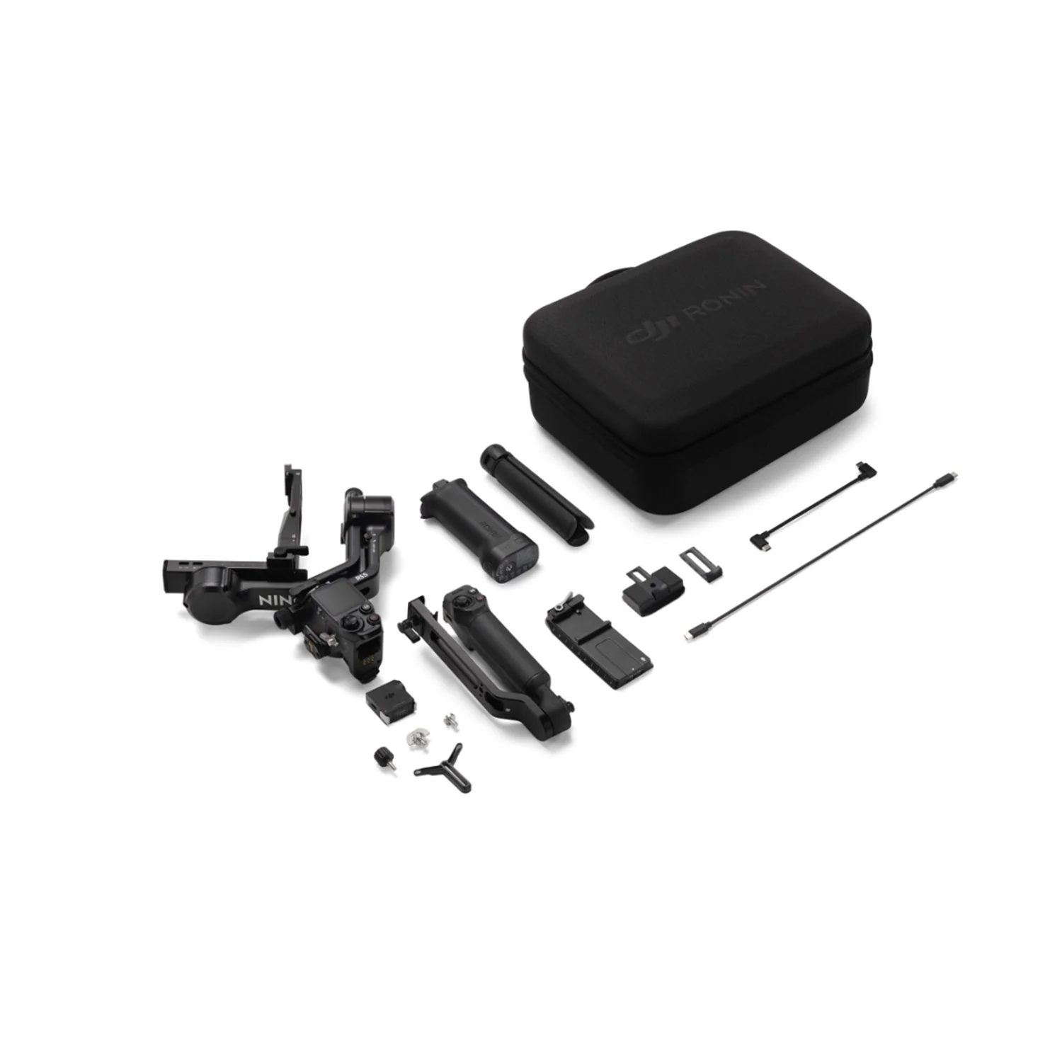 DJI RS 5 Combo Camera Stabilizer + 2x Clip-On Lapel Mic + Smartphone Ring Light - Image 6