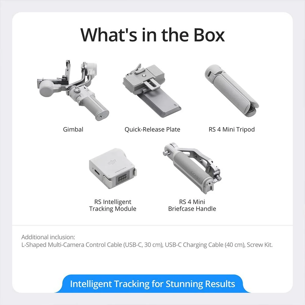 DJI RS4 Mini Combo, Gimbal Stabilizer for Camera w/ Extended Protection Bundle - Image 7