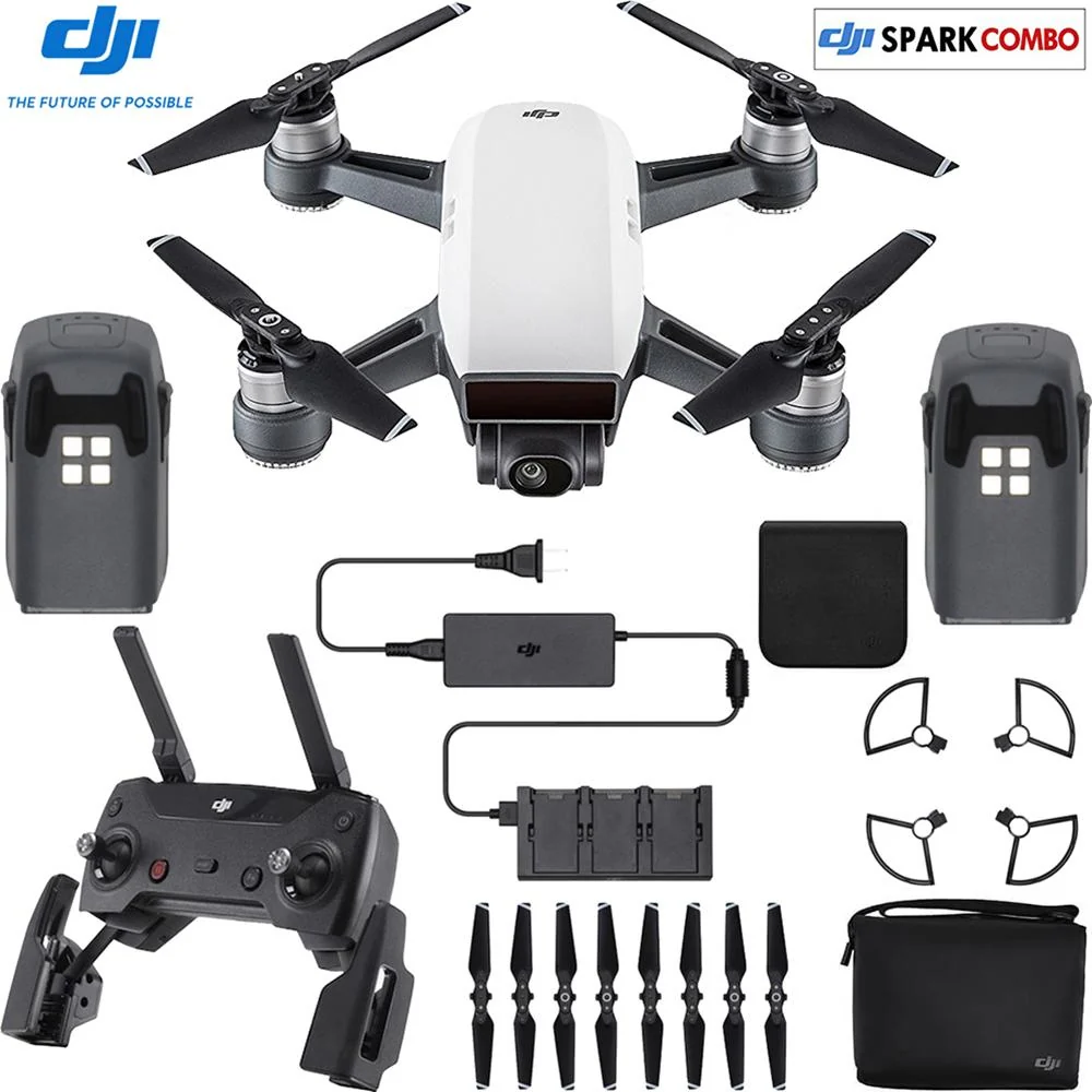 DJI SPARK Fly More Drone Combo Alpine White (OPEN BOX) - Image 10