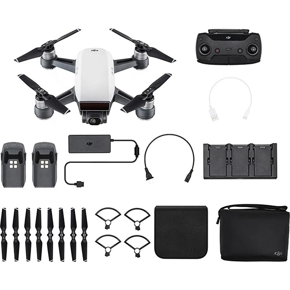 DJI SPARK Fly More Drone Combo Alpine White (OPEN BOX) - Image 2
