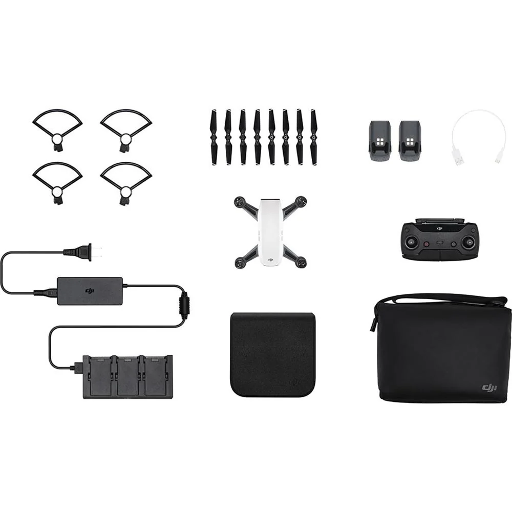 DJI SPARK Fly More Drone Combo Alpine White (OPEN BOX) - Image 8