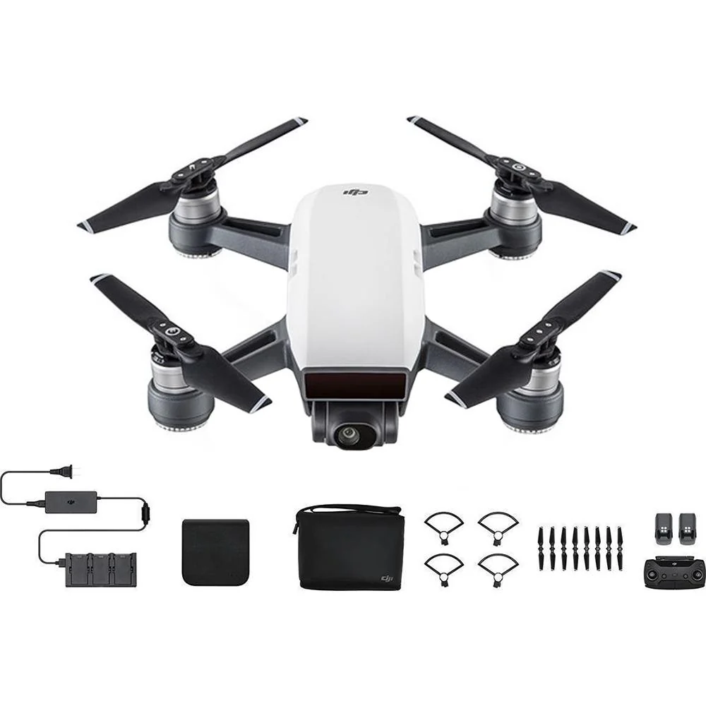 DJI SPARK Fly More Drone Combo Alpine White (OPEN BOX) - Image 9