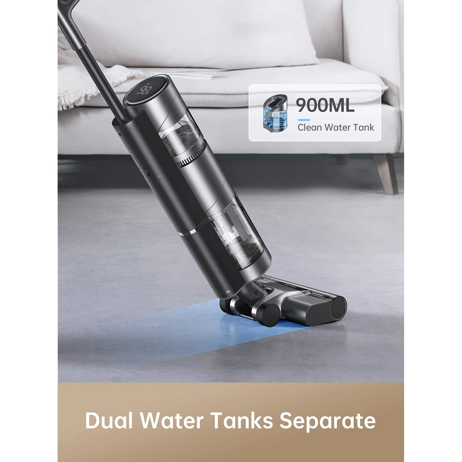 Dreametech H11 Max Wet and Dry Vacuum, Smart Cordless Cleaner for Multi-Surface Floors - Image 6