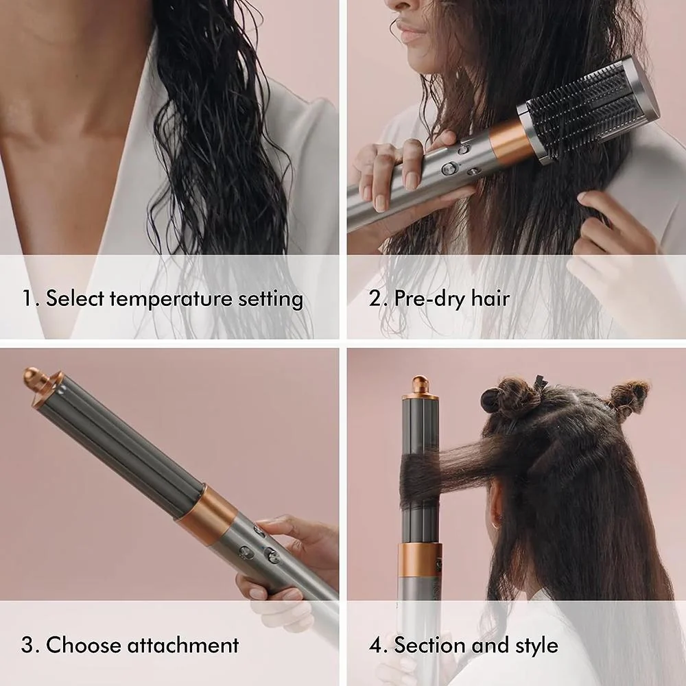 Dyson Airwrap Multi-Styler Complete Long, Nickel/Copper - Open Box - Image 7