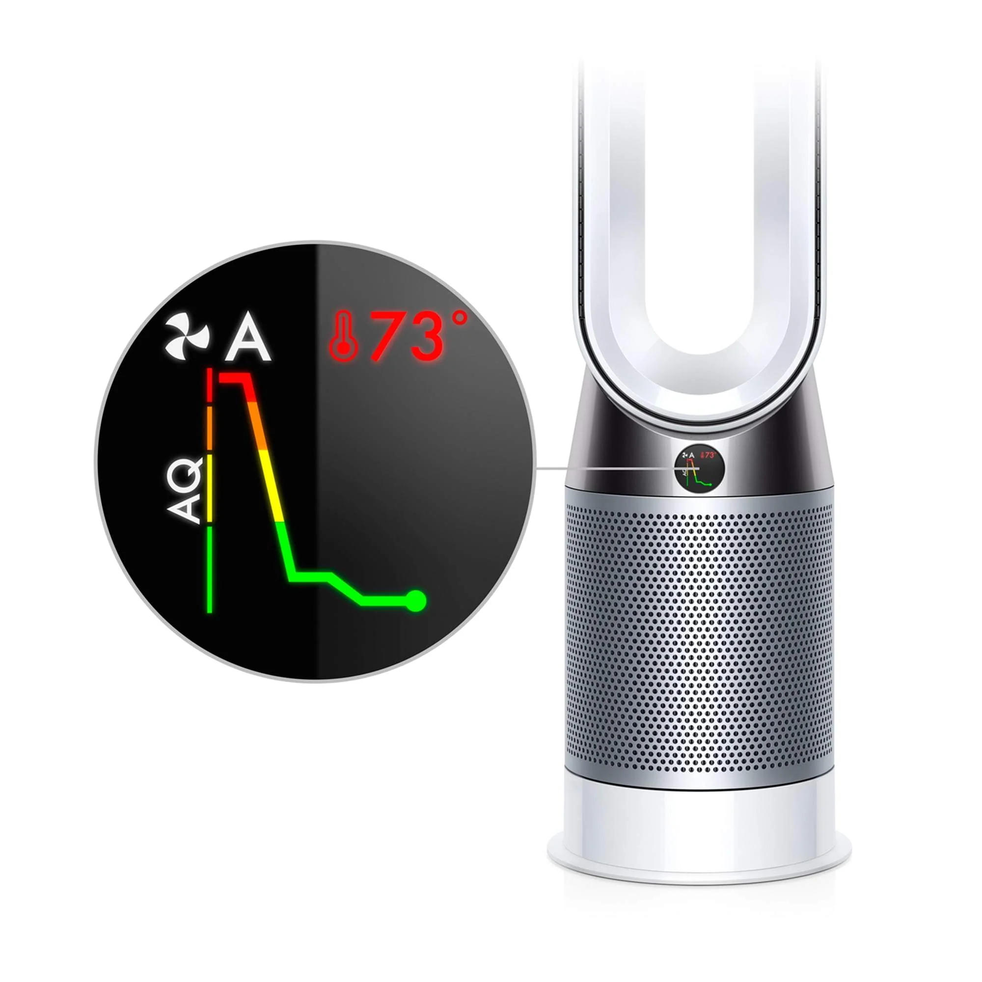 Dyson Pure Hot+Cool HP4A Air Purifier Heater Fan White/Silver - Refurbished - Image 2