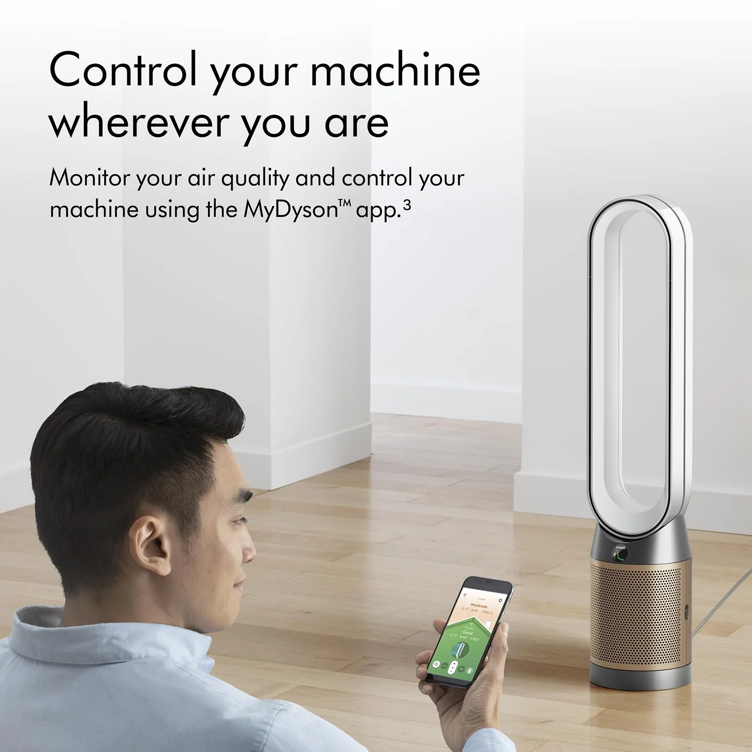 Dyson Purifier Cool Formaldehyde TP09 Air Purifier and Fan - White/Gold Large - Image 6
