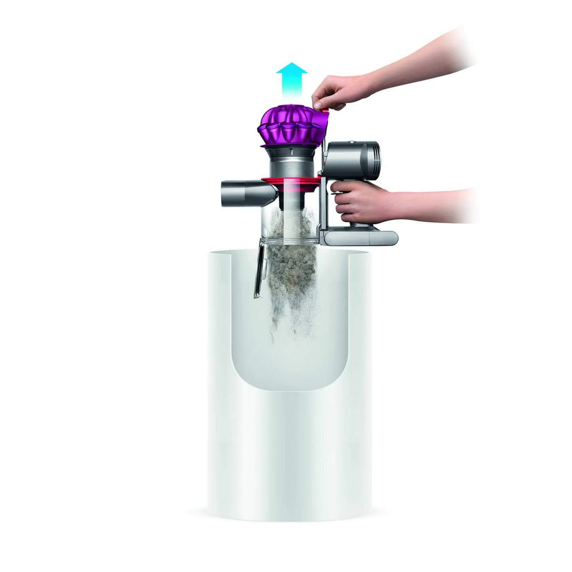Dyson V7 Motorhead Cordless Stick Vacuum Cleaner Fuchsia - Refurbished - Image 4