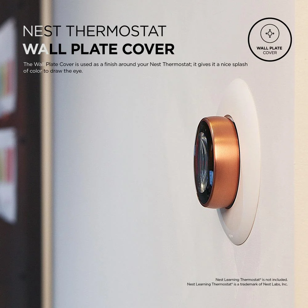 Elago Wall Plate Cover for Google Nest Learning Thermostat Matte White - Image 7