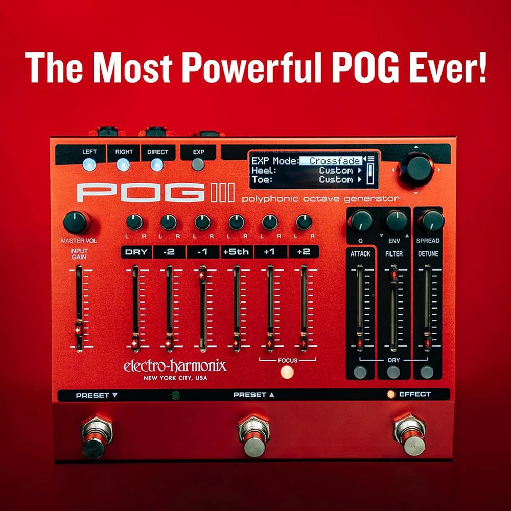 Electro-Harmonix POG3 Polyphonic Octave Generator Pedal - Image 7