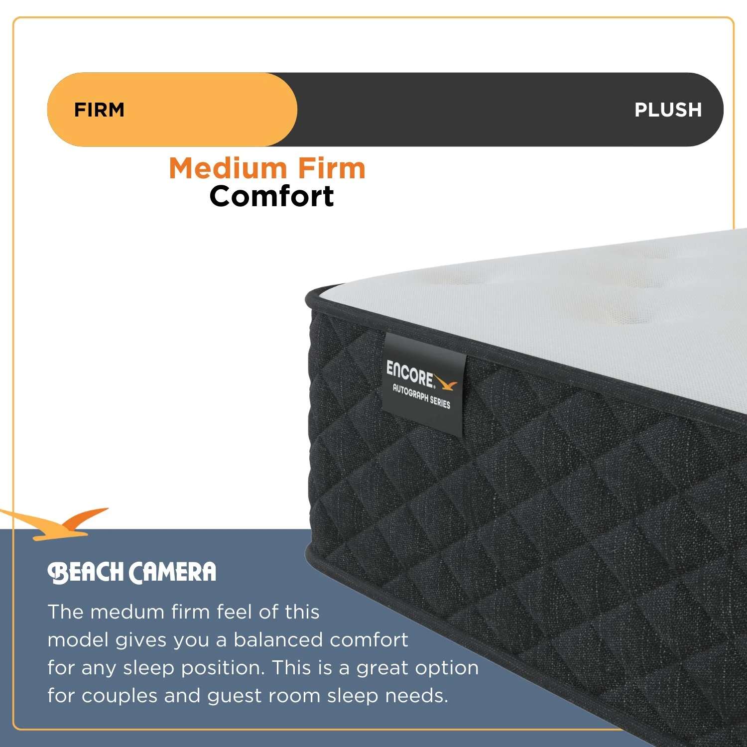 Encore 10.5" King BIAB Hybrid Mattress - Medium Firm, 10-Yr Warranty, Made in the USA - Image 4