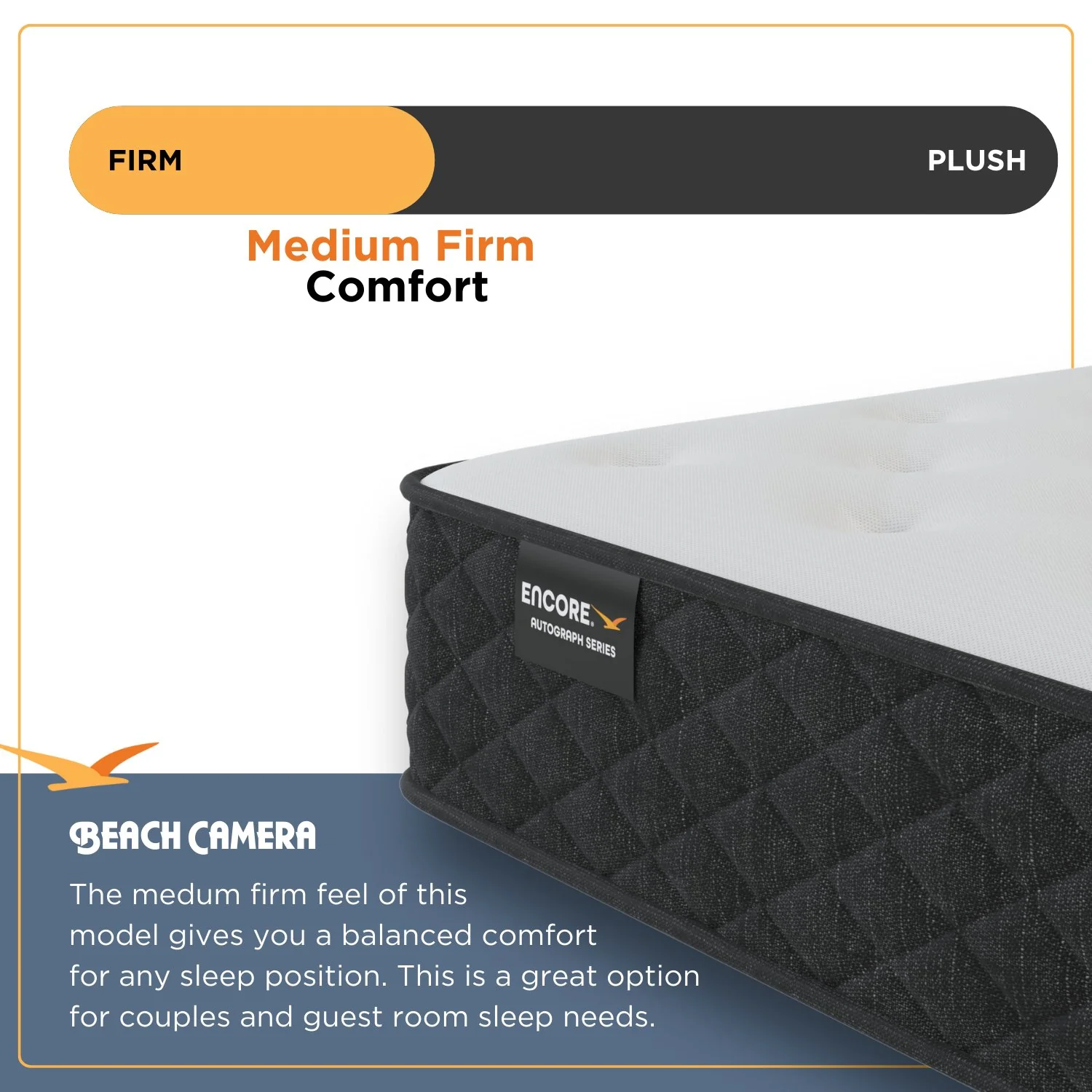 Encore 8" Twin BIAB Hybrid Mattress - Medium Firm, 10-Yr Warranty, USA-Made - Image 4