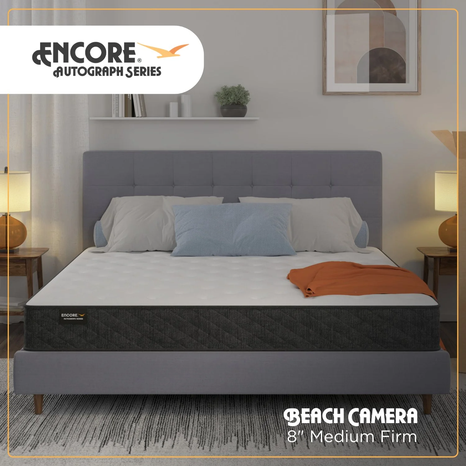 Encore 8" Twin BIAB Hybrid Mattress - Medium Firm, 10-Yr Warranty, USA-Made - Image 9