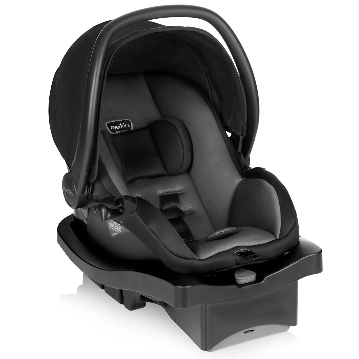 Evenflo LiteMax 35 Infant Car Seat Lightweight, Ergonomic Handle (Knoxville Gray) - Image 4