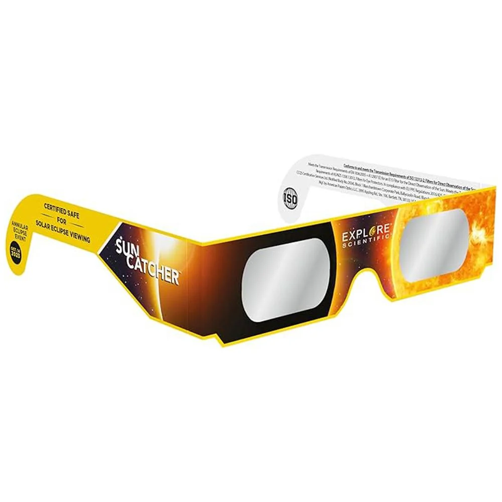 Explore Scientific Sun Catcher Solar Eclipse Glasses - Certified Safe (10 Pack) - Image 2