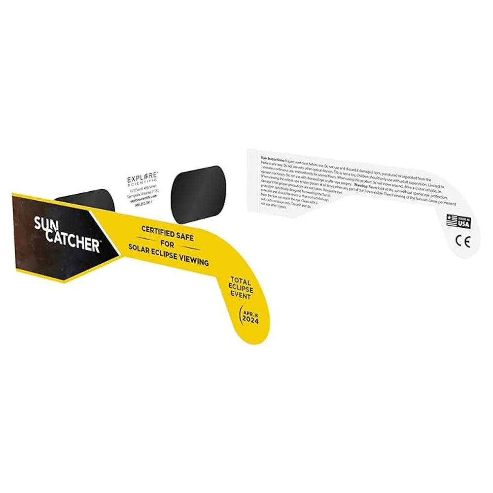 Explore Scientific Sun Catcher Solar Eclipse Glasses - Certified Safe (50 Pack) - Image 5