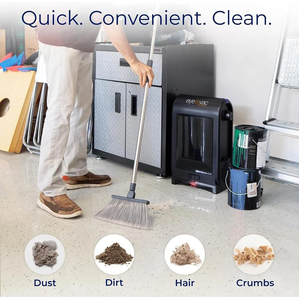 EyeVac, LLC Pro Touchless Vacuum Automatic Dustpan - Ultra Fast Black Open Box - Image 3
