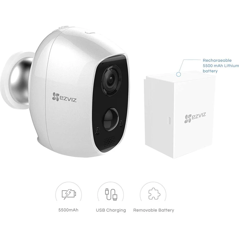 EZVIZ C3A Single 1080p WiFi Indoor/Outdoor Camera - EZC3A1C2 - Open Box - Image 2