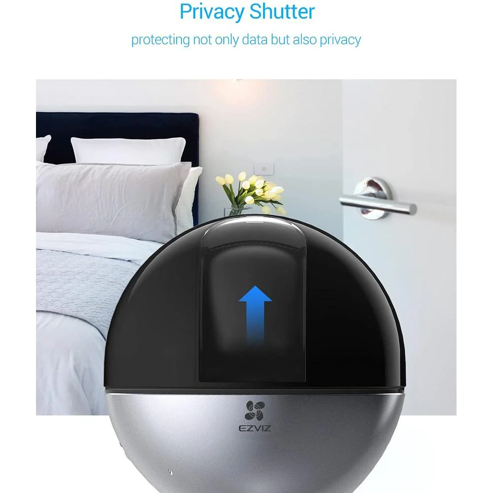 EZVIZ C6W 1440P Wi-Fi Indoor PT Security Camera w/ AI & IR Night Vision Open Box - Image 4